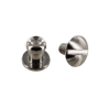 Lot de 5 boutons de cartouchière à vis finition nickelé - BCV 3