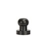 Lot de 5 boutons de col à vis finition NOIR - Standard