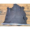 peau de cuir de mouton ciré - marron - Cuir en stock