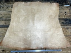 Collet de vache tannage végétal - Naturel - 2ᵉ choix - A - Cuir en Stock