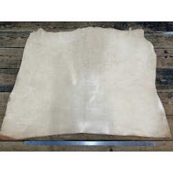 Collet de vache tannage végétal - Naturel - 2ᵉ choix - C - Cuir en Stock