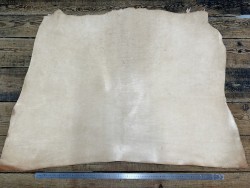 Collet de vache tannage végétal - Naturel - 2ᵉ choix - C - Cuir en Stock
