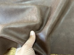 morceau rectangulaire 82x59 cm - uniques - cuir en stock