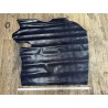 Demi peau de cuir de vachette grain façon serpent - bleu - maroquinerie - Cuirenstock