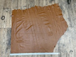 Demi-peau de cuir de vache gros grains - brun automnal - maroquinerie - cuirenstock