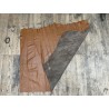 Demi-peau de cuir de vache gros grains - brun automnal - maroquinerie - cuirenstock