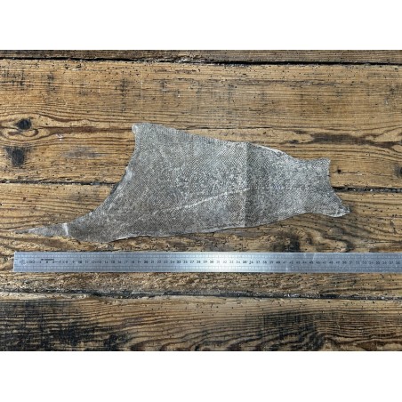 Lot de 2 peaux uniques - Cabillaud - cuir de poisson véritable - Cuir en Stock