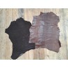 Lot de 2 peaux de Cuir de chèvre et d'agneau - Cuir en Stock