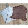 2 peaux de cuir de chèvre et d'agneau - Bonne affaire - Cuir en Stock