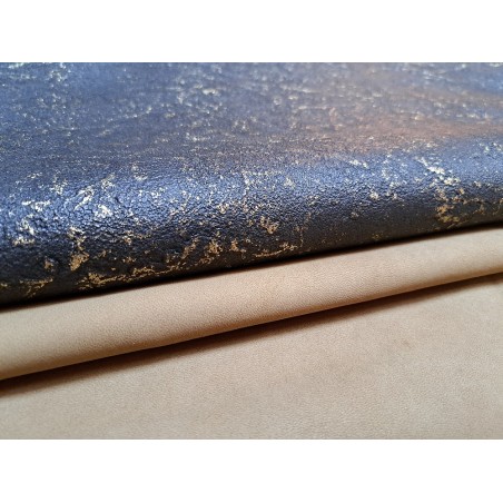 Lot de 2 peaux uniques - Bonne affaire - Cuir en Stock