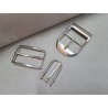 LOT de 3 boucles de ceinture - Nickelé - Bonne affaire