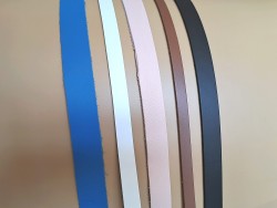5 bandes de cuir classique ou à effet - 2ème choix