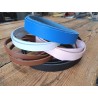 5 bandes de cuir classique ou à effet - 2ème choix