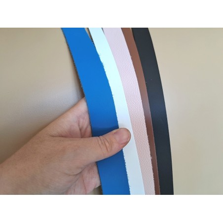 5 bandes de cuir classique ou à effet - 2ème choix