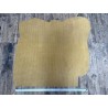 Peau de veau velours grain osier - JAUNE OCRE - cuir en stock