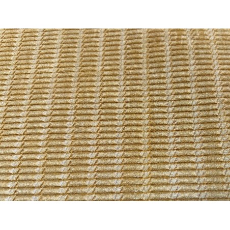 Peau de veau velours grain osier - JAUNE OCRE - cuir en stock
