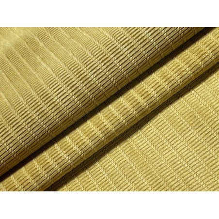 Peau de veau velours grain osier - JAUNE OCRE - cuir en stock