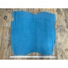 Peau de veau velours grain osier - BLEU ORAGE - cuir en stock