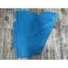 Peau de veau velours grain osier - BLEU ORAGE - cuir en stock