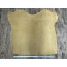 Peau de veau velours grain bambou - JAUNE OCRE - Cuir en Stock