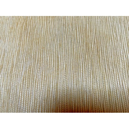 Peau de veau velours grain bambou - JAUNE OCRE - Cuir en Stock