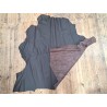 Morceau de cuir de taurillon - Marron mat - Cuir en Stock