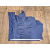 Grand morceau de cuir de taurillon - gros grain - couleur bleu électrique - cuirenstock