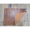 Morceau de cuir de vachette pullup ciré - Brun - C
