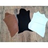 Lot de 3 peaux de cuir stretch - couleurs diverses - Cuir en Stock