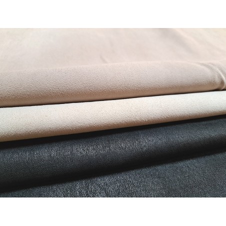 Lot de 3 peaux de cuir stretch - vêtement - divers - Cuir en Stock