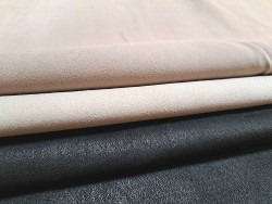 Lot de 3 peaux de cuir stretch - vêtement - divers - Cuir en Stock