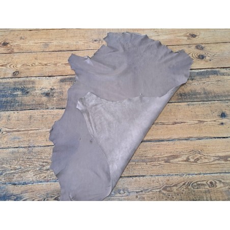 Peau de cuir de mouton ciré - Brun rosé - Vêtement - Cuirenstock