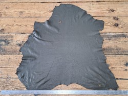 Peau de cuir de mouton ciré - Kaki - Cuir en Stock