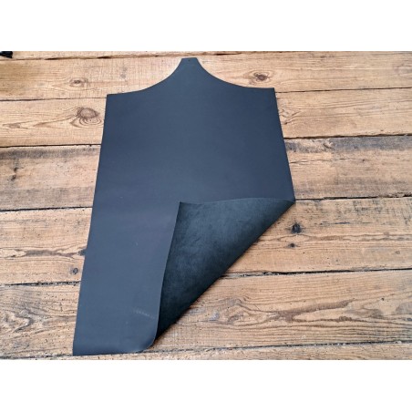 Morceau unique 82x59 - N°12 - Lisse - Noir - Cuir en Stock