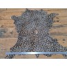 Peau de veau en poil façon léopard beige - maroquinerie - décoration - Cuir en stock