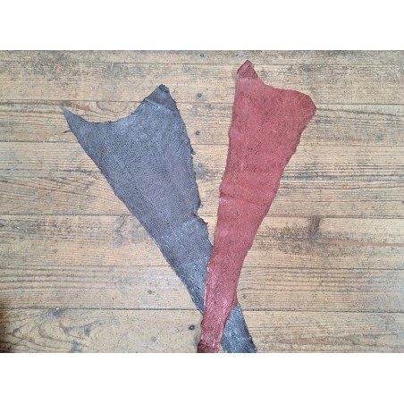 2 peaux uniques - Cabillaud - Cuir en Stock
