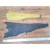 Lot de 2 peaux uniques - Cabillaud - cuir de poisson véritable - Cuir en stock