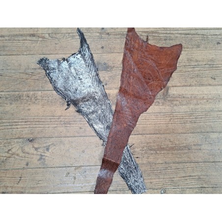 2 peaux uniques - Cabillaud - Cuir en Stock