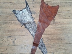 2 peaux uniques - Cabillaud - Cuir en Stock