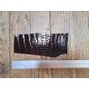 Peau de crocodile bordeaux - Cuir en Stock