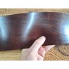 Morceau de collet tannage végétal lisse - Châtaigne - Cuir en Stock
