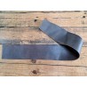 Morceau de vache tannage végétal - Café - Cuir en Stock