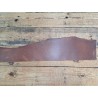 Morceau de collet tannage végétal pullup - Acajou - Cuir en Stock