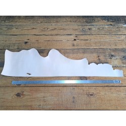 Bande de collet tannage végétal lisse - Naturel - Cuir en Stock