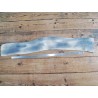 Bande de collet de vache minéral - Bleu/crème - Cuir en Stock