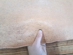 Collet de vache tannage végétal 2,1 mm – cuir naturel 2ᵉ choix