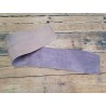 Morceau de collet de vache tannage végétal - Mauve pâle