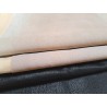 Lot de 3 peaux de cuir stretch - diverses couleurs - Cuir en Stock