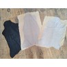 Lot de 3 peaux de cuir stretch - diverses couleurs - Cuir en Stock