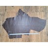 peau de cuir de veau lisse - chocolat noir - cuir en stock